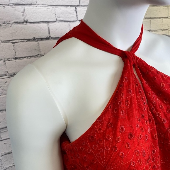 Sofia Vergara Red Lace Halter Top size 3X - Picture 4 of 11